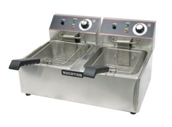 Фритюрница Kocateq EF82NW 2 ванны 8+8л электрическая – купить по цене завода