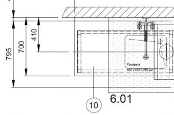 Стол для грязной посуды Meiko Ktg 700/510/20 длина 1200 ММ 2000159 / ванна / душ. Устр. / Полка – купить по цене завода