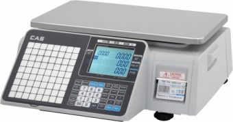 Весы торговые Cas CL3000-06B (TCP-IP) с печатью этикеток (120мм) без стойки – купить по цене завода